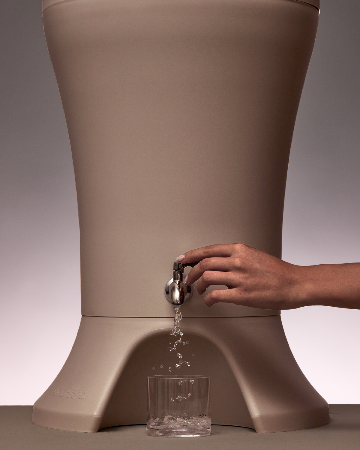 Ecofiltro countertop gravity water filter for home drinking water